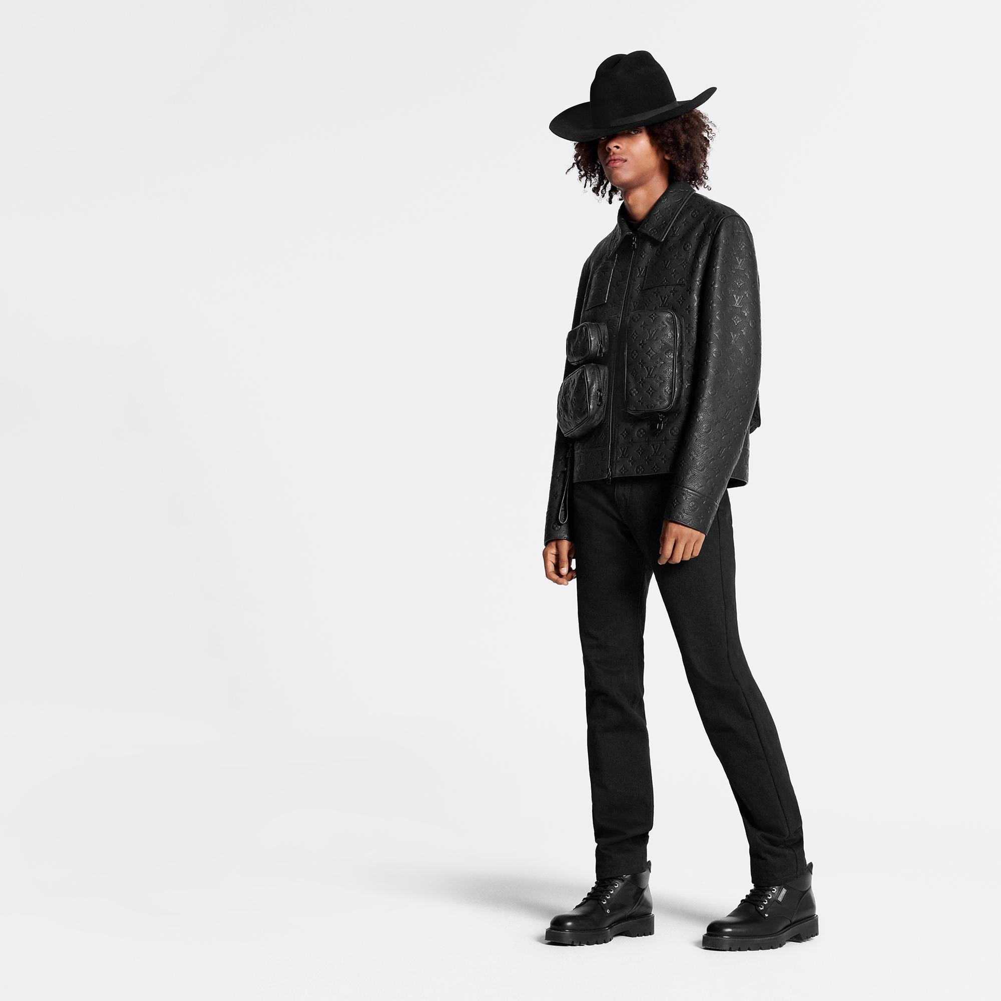 Monogram Embossed Utility Jacket Men ReadytoWear LOUIS VUITTON